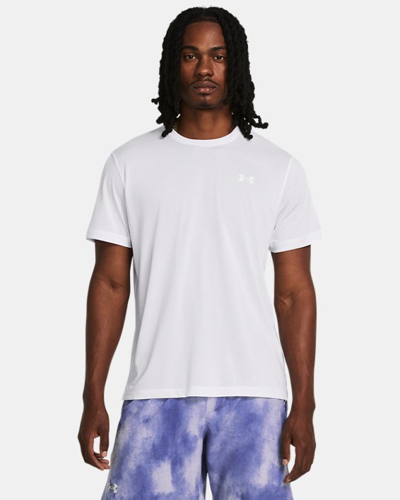 Men's UA Launch Short Sleeve in White image number 0